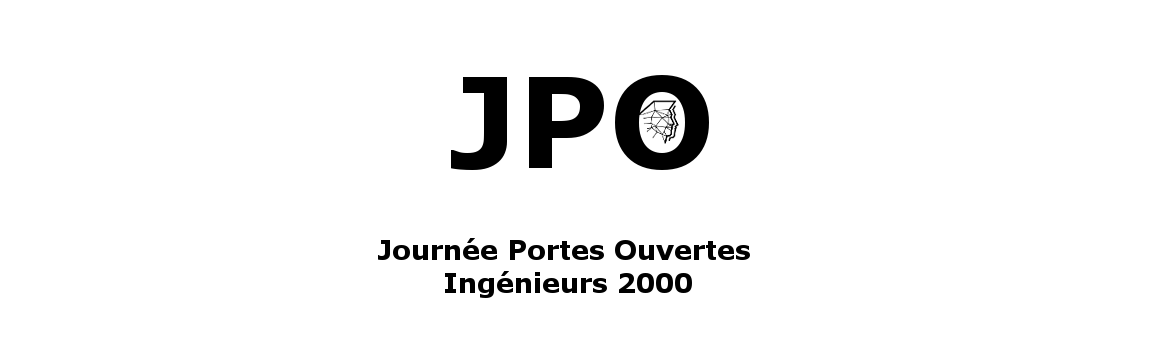 Logo journée portes ouvertes ingénieurs 2000